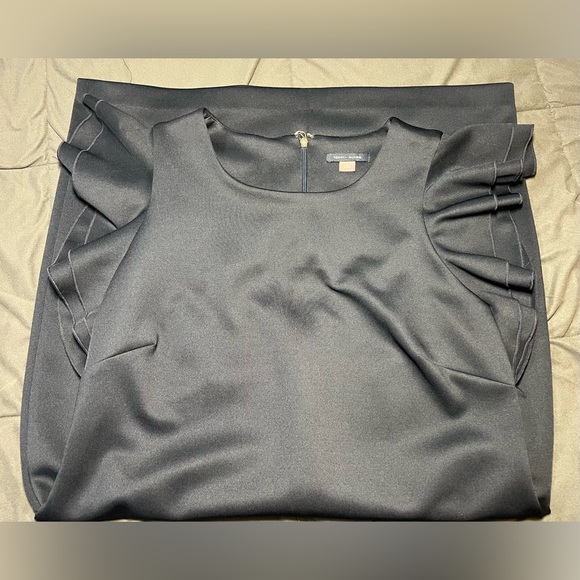 Tommy Hilfiger Women's Flutter Sleeve Scuba Dress - Picture 6 of 7